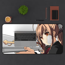 Load image into Gallery viewer, Amagi Brilliant Park Isuzu Sento Mouse Pad (Desk Mat) With Laptop
