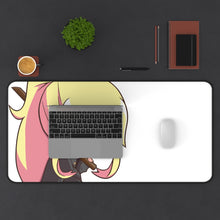 Load image into Gallery viewer, Gabriel DropOut Gabriel Tenma White Mouse Pad (Desk Mat) With Laptop
