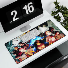 Cargar imagen en el visor de la galería, Blue Exorcist Rin Okumura, Yukio Okumura, Kuro, Shura Kirigakure, Shiemi Moriyama Mouse Pad (Desk Mat) With Laptop
