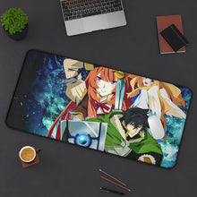 Cargar imagen en el visor de la galería, The Rising of the Shield Hero Raphtalia, Naofumi Iwatani, Filo Mouse Pad (Desk Mat) On Desk
