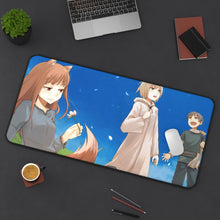 Cargar imagen en el visor de la galería, Spice And Wolf Mouse Pad (Desk Mat) On Desk
