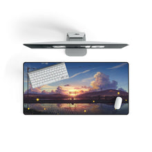 Cargar imagen en el visor de la galería, Sunset in japanese city Mouse Pad (Desk Mat) On Desk
