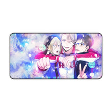 Cargar imagen en el visor de la galería, Yuri!!! On Ice Victor Nikiforov, Yuri Plisetsky, Yuuri Katsuki Mouse Pad (Desk Mat)
