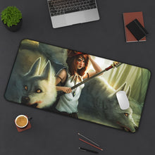 Cargar imagen en el visor de la galería, Princess Mononoke Mouse Pad (Desk Mat) On Desk
