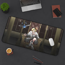 Load image into Gallery viewer, Mushoku Tensei: Jobless Reincarnation Rudeus Greyrat Mouse Pad (Desk Mat) On Desk
