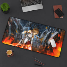 Load image into Gallery viewer, Sword Art Online Asuna Yuuki Mouse Pad (Desk Mat) On Desk
