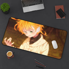 Load image into Gallery viewer, The Promised Neverland Emma Mouse Pad (Desk Mat) On Desk
