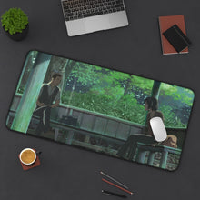 Charger l&#39;image dans la galerie, The Garden Of Words Mouse Pad (Desk Mat) On Desk
