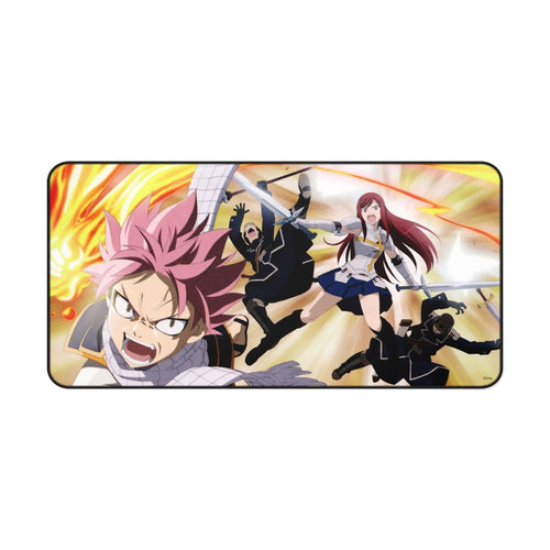 Fairy Tail Natsu Dragneel, Erza Scarlet Mouse Pad (Desk Mat)