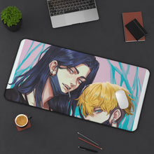 Load image into Gallery viewer, Tokyo Revengers Chifuyu Matsuno, Keisuke Baji Mouse Pad (Desk Mat) On Desk
