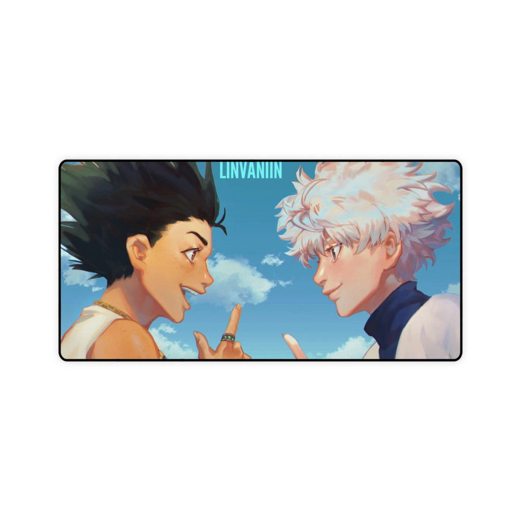 Hunter x Hunter Killua Zoldyck, Gon Freecss Mouse Pad (Desk Mat)