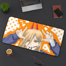 Charger l&#39;image dans la galerie, Chainsaw Man Mouse Pad (Desk Mat) On Desk
