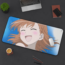 Load image into Gallery viewer, A Certain Scientific Railgun Mouse Pad (Desk Mat) On Desk
