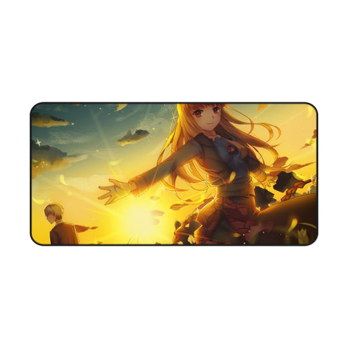 Spice And Wolf Mouse Pad (Desk Mat)