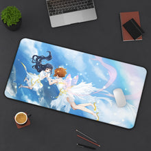 Load image into Gallery viewer, Cardcaptor Sakura Sakura Kinomoto, Tomoyo Daidouji Mouse Pad (Desk Mat) On Desk
