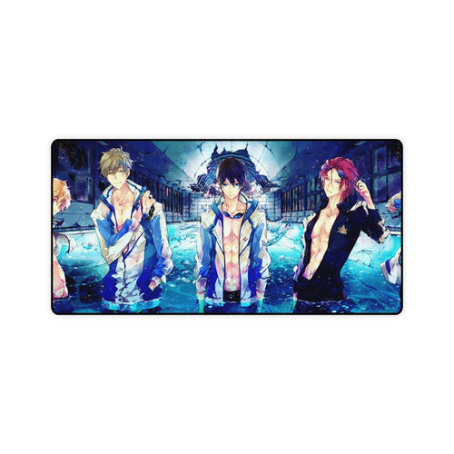 Free! Makoto Tachibana, Haruka Nanase, Nagisa Hazuki, Gou Matsuoka Mouse Pad (Desk Mat)