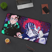 Charger l&#39;image dans la galerie, Akaza (Demon Slayer: Kimetsu no Yaiba) Mouse Pad (Desk Mat) On Desk
