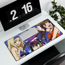 Charger l&#39;image dans la galerie, Infinite Stratos Mouse Pad (Desk Mat) With Laptop
