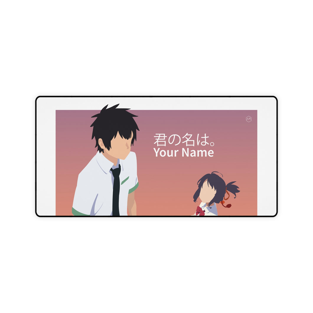 Kimi No Na Wa (Your Name.) Flat Illustration Mouse Pad (Desk Mat)