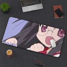 Cargar imagen en el visor de la galería, Lucky Star Hiyori Tamura Mouse Pad (Desk Mat) On Desk
