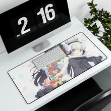 Load image into Gallery viewer, Anime Headphones Mouse Pad (Desk Mat) With Laptop
