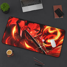 Load image into Gallery viewer, Tanjiro Kamado Mouse Pad (Desk Mat) On Desk
