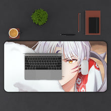 Load image into Gallery viewer, InuYasha Mouse Pad (Desk Mat) With Laptop
