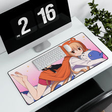 Load image into Gallery viewer, Doma Umaru Mouse Pad (Desk Mat) With Laptop
