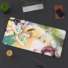 Cargar imagen en el visor de la galería, When They Cry Furude Rika, Sonozaki Mion, Maebara Keiichi Mouse Pad (Desk Mat) On Desk
