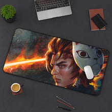 Charger l&#39;image dans la galerie, Demon Slayer: Kimetsu No Yaiba Mouse Pad (Desk Mat) On Desk
