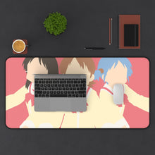 Charger l&#39;image dans la galerie, Yuuko, Mio and Mai from Nichijou Mouse Pad (Desk Mat) With Laptop
