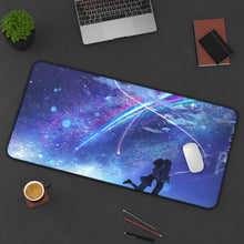 Cargar imagen en el visor de la galería, Your Name. Mouse Pad (Desk Mat) On Desk
