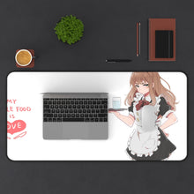 Load image into Gallery viewer, Sound! Euphonium Yuuko Yoshikawa Mouse Pad (Desk Mat) With Laptop
