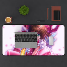 Cargar imagen en el visor de la galería, Cardcaptor Sakura Sakura Kinomoto Mouse Pad (Desk Mat) With Laptop
