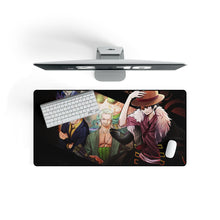 Load image into Gallery viewer, One Piece Monkey D. Luffy, Roronoa Zoro, Sanji Mouse Pad (Desk Mat) On Desk
