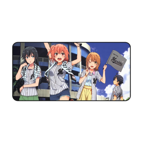 My Teen Romantic Comedy SNAFU Hachiman Hikigaya, Yukino Yukinoshita, Yui Yuigahama Mouse Pad (Desk Mat)