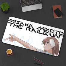 Load image into Gallery viewer, A Certain Scientific Railgun Mouse Pad (Desk Mat) On Desk
