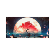 Cargar imagen en el visor de la galería, Anime, Night, Scenery, Full Moon, Cherry Blossom, Mouse Pad (Desk Mat)
