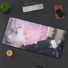 Cargar imagen en el visor de la galería, Yuri!!! On Ice Victor Nikiforov Mouse Pad (Desk Mat) On Desk
