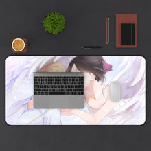 Load image into Gallery viewer, Kaguya and Miyuki Mouse Pad (Desk Mat) With Laptop
