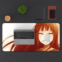 Cargar imagen en el visor de la galería, Spice And Wolf Mouse Pad (Desk Mat) With Laptop
