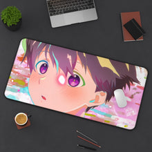 Load image into Gallery viewer, Yuu Izumi Mouse Pad (Desk Mat) On Desk
