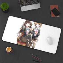 Load image into Gallery viewer, Masamune-kun&#39;s Revenge Aki Adagaki, Yoshino Koiwai Mouse Pad (Desk Mat) On Desk
