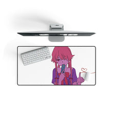 Load image into Gallery viewer, Mirai Nikki Yuno Gasai Mouse Pad (Desk Mat) On Desk
