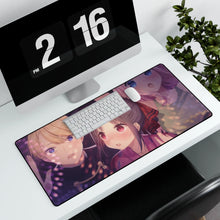 Charger l&#39;image dans la galerie, Kaguya-sama: Love is War Kaguya Shinomiya, Chika Fujiwara, Miyuki Shirogane Mouse Pad (Desk Mat) With Laptop
