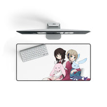 Load image into Gallery viewer, Czech Republic, Liechtenstein Mouse Pad (Desk Mat) On Desk
