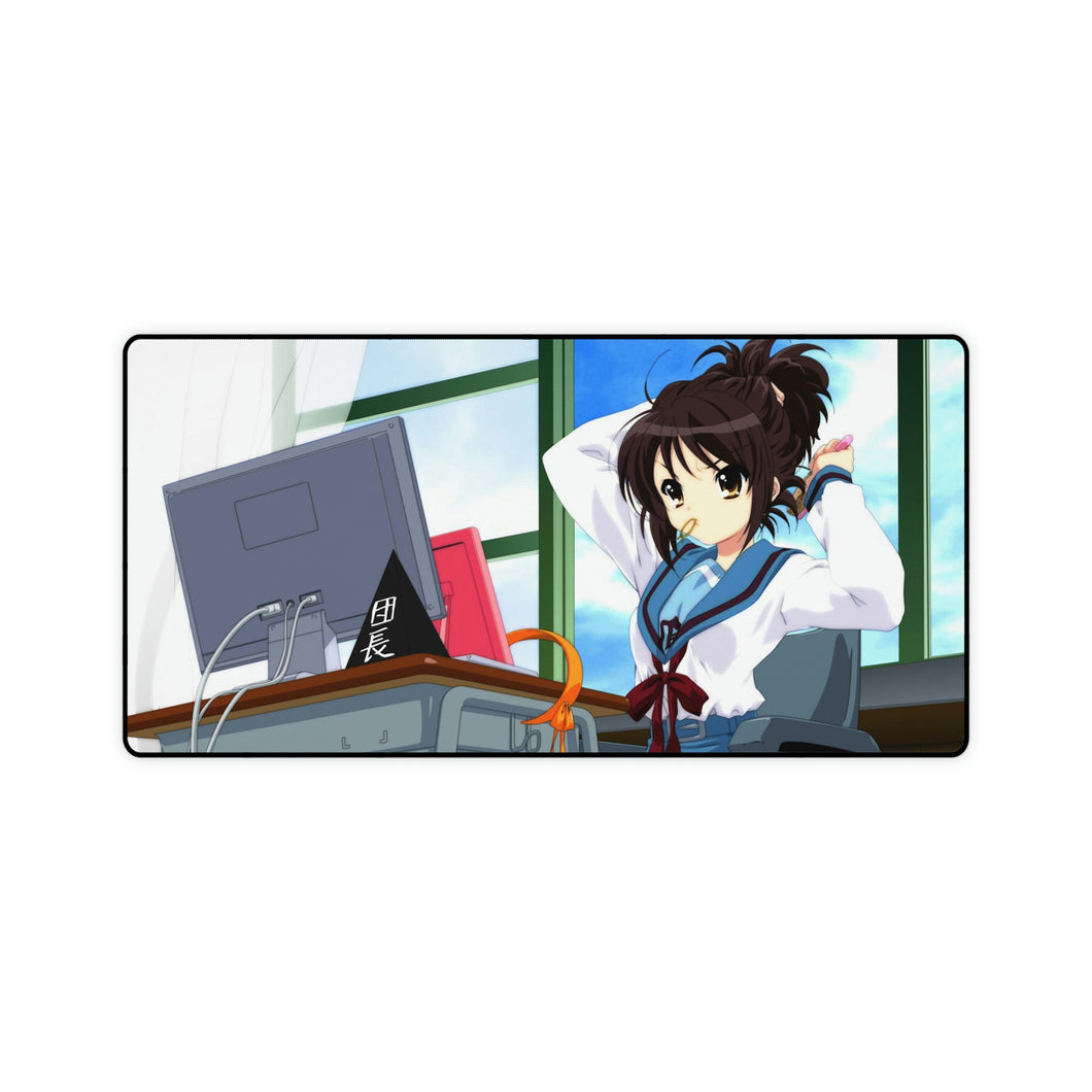 The Melancholy Of Haruhi Suzumiya Mouse Pad (Desk Mat)