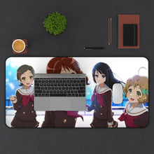 Charger l&#39;image dans la galerie, Sound! Euphonium Kumiko Oumae, Reina Kousaka, Hazuki Katou, Sapphire Kawashima Mouse Pad (Desk Mat) With Laptop
