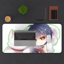 Cargar imagen en el visor de la galería, Aho Girl Mouse Pad (Desk Mat) With Laptop
