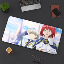 Cargar imagen en el visor de la galería, Snow White With The Red Hair Mouse Pad (Desk Mat) On Desk
